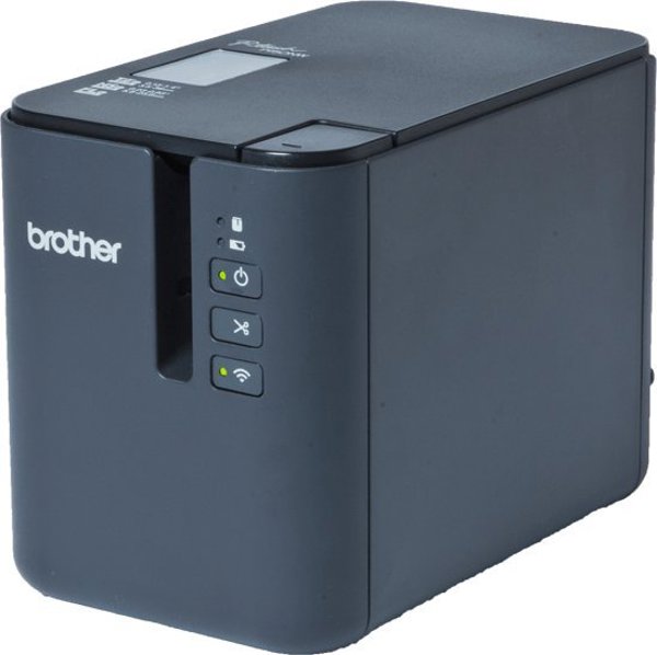 Εκτυπωτής ετικετών Brother PT-P950NW - Εκτυπωτής ετικετών - Θερμική μεταφορά - Ρολό (3,6 cm) - 360 x 720 dpi - έως 60 mm/δευτ. - USB 2.0, LAN, Wi-Fi(n) - Κοπτικό