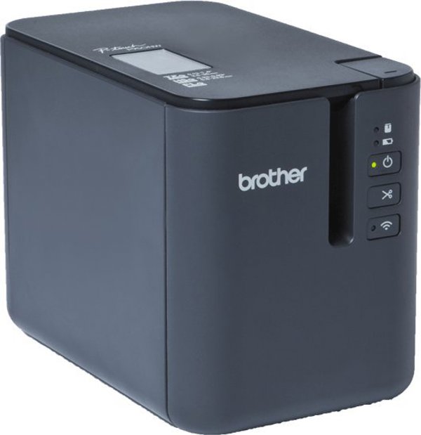 Εκτυπωτής ετικετών Brother PT-P950NW - Εκτυπωτής ετικετών - Θερμική μεταφορά - Ρολό (3,6 cm) - 360 x 720 dpi - έως 60 mm/δευτ. - USB 2.0, LAN, Wi-Fi(n) - Κοπτικό