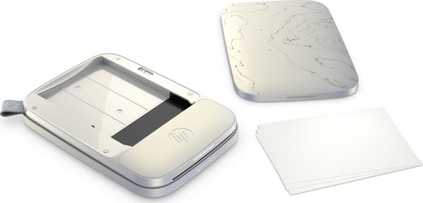 HP Sprocket Select Φωτογραφικός Εκτυπωτής Τσέπης, Άμεση Εκτύπωση Φωτογραφιών, Bluetooth, Λευκό