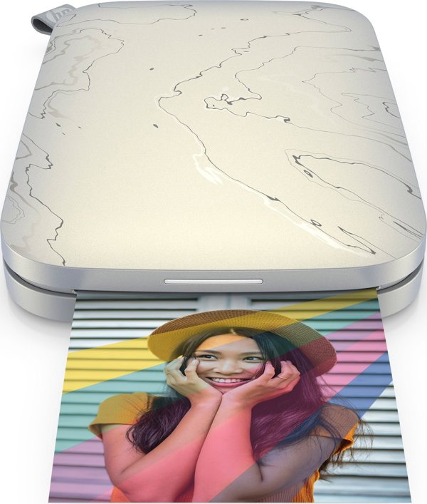 HP Sprocket Select Φωτογραφικός Εκτυπωτής Τσέπης, Άμεση Εκτύπωση Φωτογραφιών, Bluetooth, Λευκό