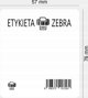 Εκτυπωτής ετικετών Zebra Label, Paper, 57x76mm| Άμεση Θερμική, Z-Select 2000D, Επικαλυμμένο, Μόνιμη Κόλλα, 25mm Πυρήνας, Διάτρηση