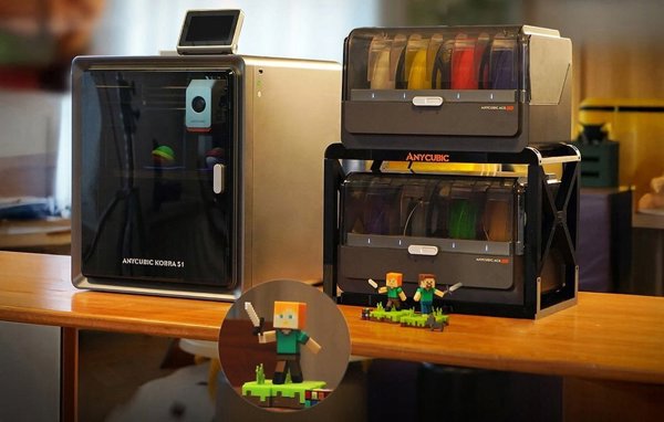 3D Εκτυπωτής Anycubic Kobra S1 Combo + Hotend + Filament δωρεάν