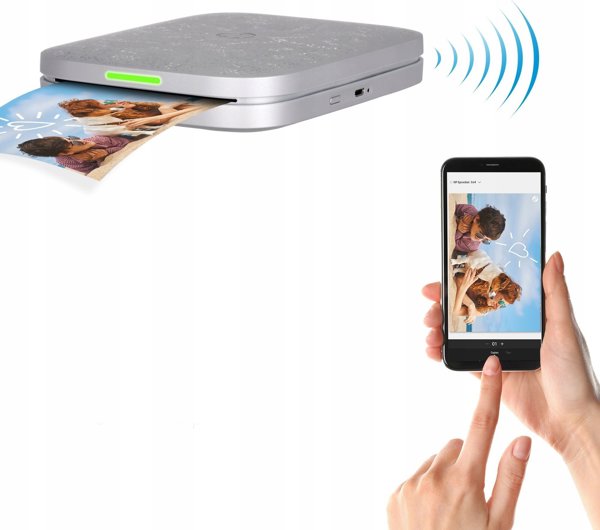 Φωτογραφικός εκτυπωτής HP HP SPROCKET 3x4'' ZINK Εκτυπωτής Bluetooth για Άμεσες Φωτογραφίες για ΤΗΛΕΦΩΝΟ