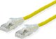 Καλώδιο διασταύρωσης DTWYLER Cat.6A (Class EA) S/FTP, CU 7702 flex LSOH, AMP v2, κίτρινο, 7,5 m