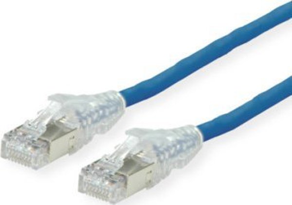 DTWYLER DTWYLER Καλώδιο Patch Κατηγορίας 6A (Class EA) S/FTP, CU 7702 flex LSOH, AMP v2, μπλε, 3 μ
