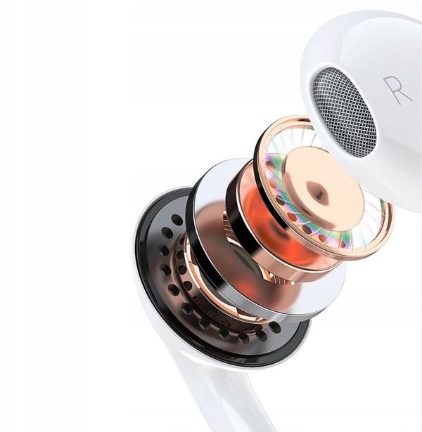 Dudao Ακουστικά In-Ear με USB Type C Λευκά (X14PROT)