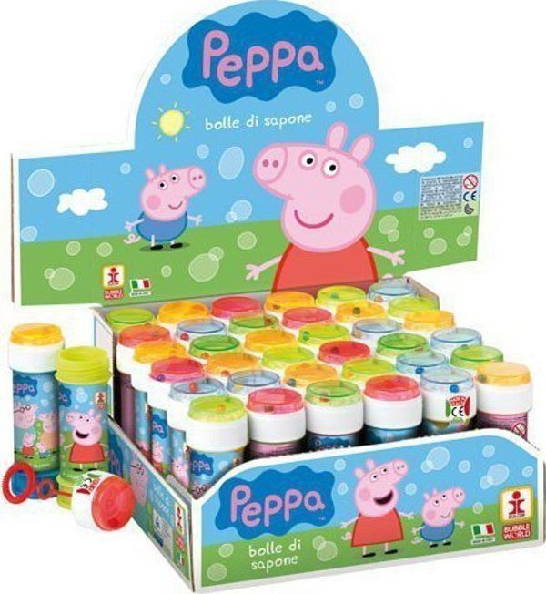 Dulcop Σαπουνόφουσκες Peppa Pig 60ml - Σετ 36 Τεμάχια