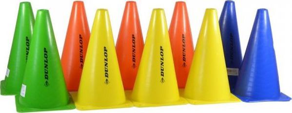 DUNLOP Σετ κώνων προπόνησης 10 τεμ.