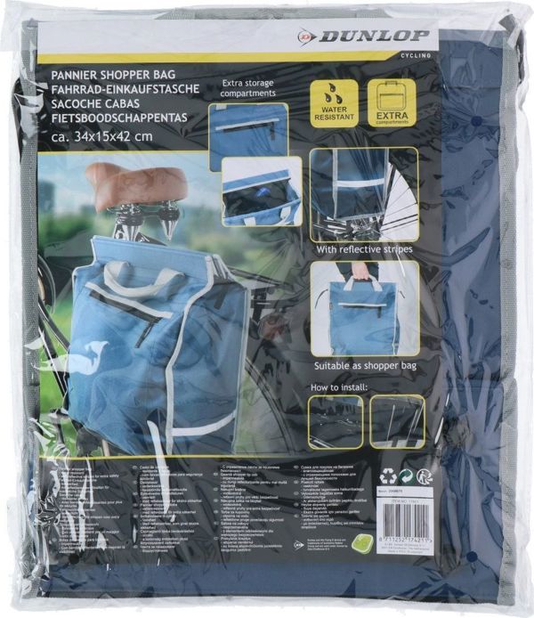 Dunlop Τσάντα ποδηλάτου για σχάρα Dunlop 20L uni