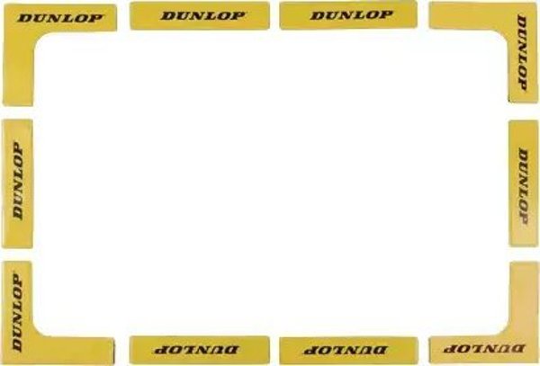 DUNLOP Dunlop γραμμές, κίτρινο, 12 τεμ