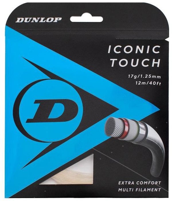 Dunlop Strings για ρακέτα τένις DUNLOP Iconic Touch 17G/1,30mm/12m Multifilament Natural 13858347 45566174307