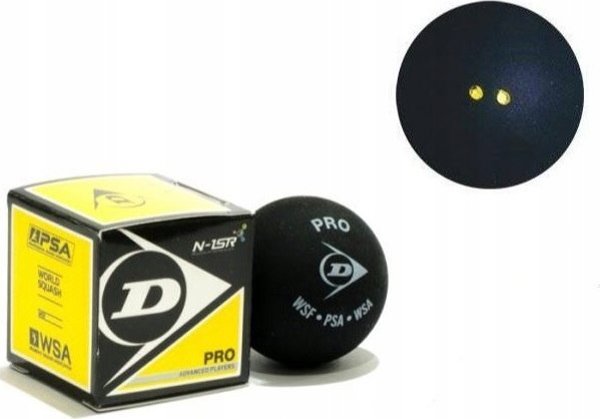 Μπάλα σκουός Dunlop PRO WSF/PSA Επίσημη, 3-συσκευασία