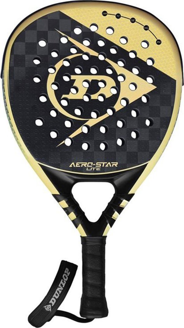 Dunlop Padel bat Dunlop AERO-STAR LITE 16K Carbon 355g, Teresa Navarro