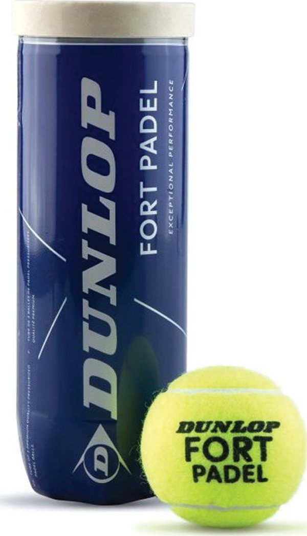 Μπάλα τένις Dunlop Padel Dunlop FORT PADEL 3 κατοικίδιων FIP εγκεκριμένο 13763543 45566304407