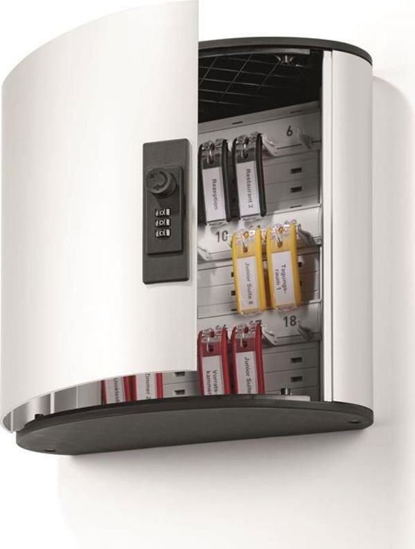 Durable DURABLE Κουτί Κλειδιών KeyBoxCode18 με κλειδαριά συνδυασμού ασημί