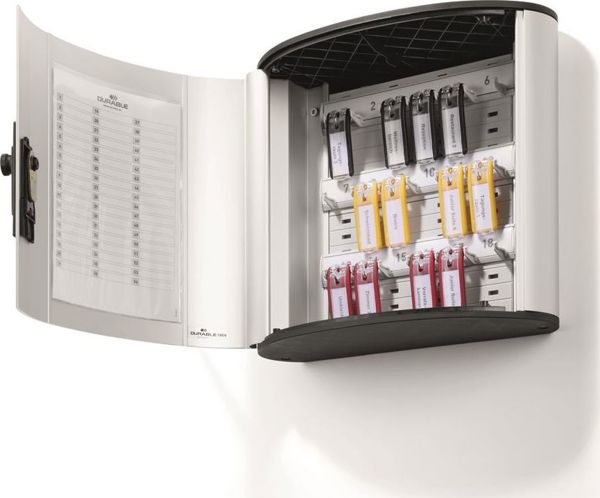 Durable DURABLE Κουτί Κλειδιών KeyBoxCode18 με κλειδαριά συνδυασμού ασημί