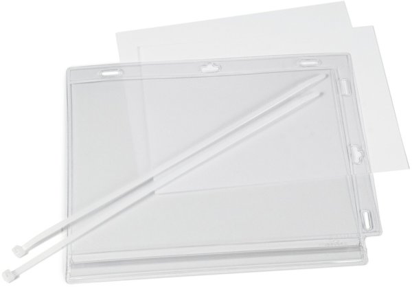 Durable Moisture-proof pocket, A5, with clip fastener