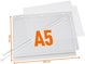 Durable Moisture-proof pocket, A5, with clip fastener