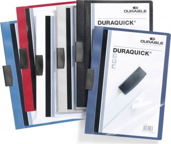 Ανθεκτικό DURABLE Klemm-Mappe Duraquick 1-20 Blatt Weiß