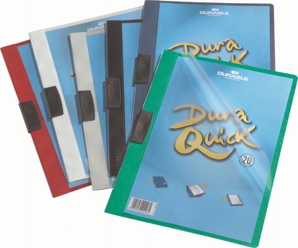 Ανθεκτικό DURABLE Klemm-Mappe Duraquick 1-20 Blatt Weiß
