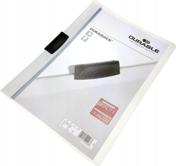 Ανθεκτικό DURABLE Klemm-Mappe Duraquick 1-20 Blatt Weiß