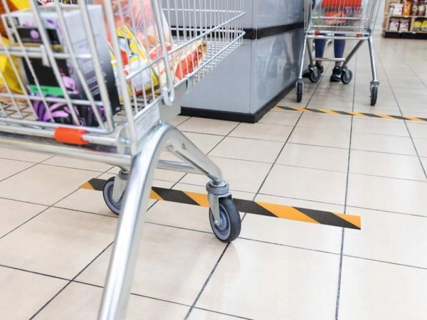Αποσπώμενη ταινία σήμανσης δαπέδου Durable DURALINE® 50/05