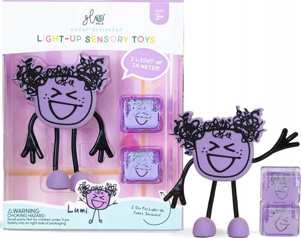 Duronic Glo Pals, Μορφή για το μπάνιο Lumi - σετ με δύο αισθητηριακούς κύβους που φωτίζουν στο νερό