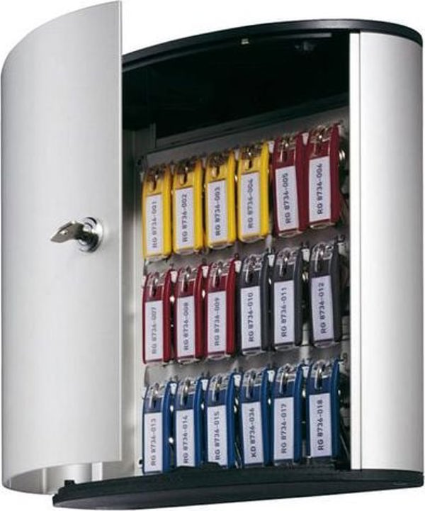 Durable DURABLE Κουτί Κλειδιών Key Box 18 για 18 κλειδιά ασημί