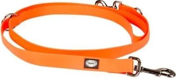 Duvo+ Λουρί Σκύλου PVC Neon Ρυθμιζόμενο, Πορτοκαλί, 200cm/25mm