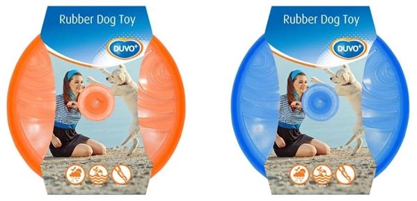 Duvo+ Φωτεινό Frisbee Παιχνίδι Σκύλου από TPR, Πλευστό, 20cm