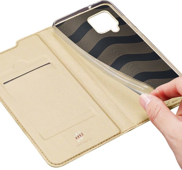 Dux Ducis DUX DUCIS Skin Pro θήκη με καπάκι Samsung Galaxy A42 5G χρυσό