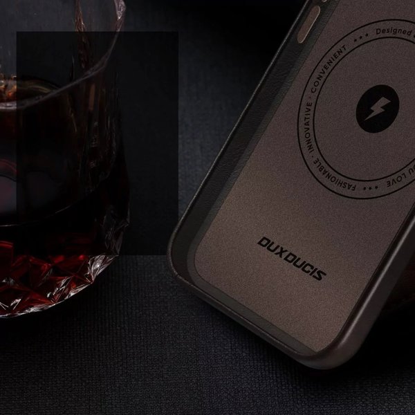 Θήκη Dux Ducis Naples MagSafe Apple iPhone 14 Plus σκούρο καφέ