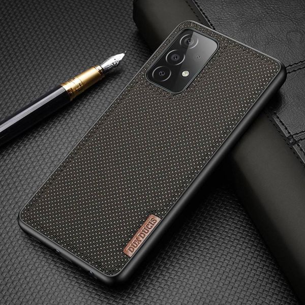 Dux Ducis Dux Ducis Fino θήκη καλυμμένη με νάιλον υλικό Samsung Galaxy A72 4G πράσινο