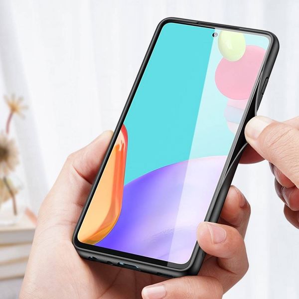 Dux Ducis Dux Ducis Fino θήκη καλυμμένη με νάιλον υλικό Samsung Galaxy A72 4G πράσινο