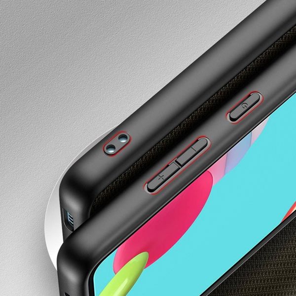 Dux Ducis Dux Ducis Fino θήκη καλυμμένη με νάιλον υλικό Samsung Galaxy A72 4G πράσινο