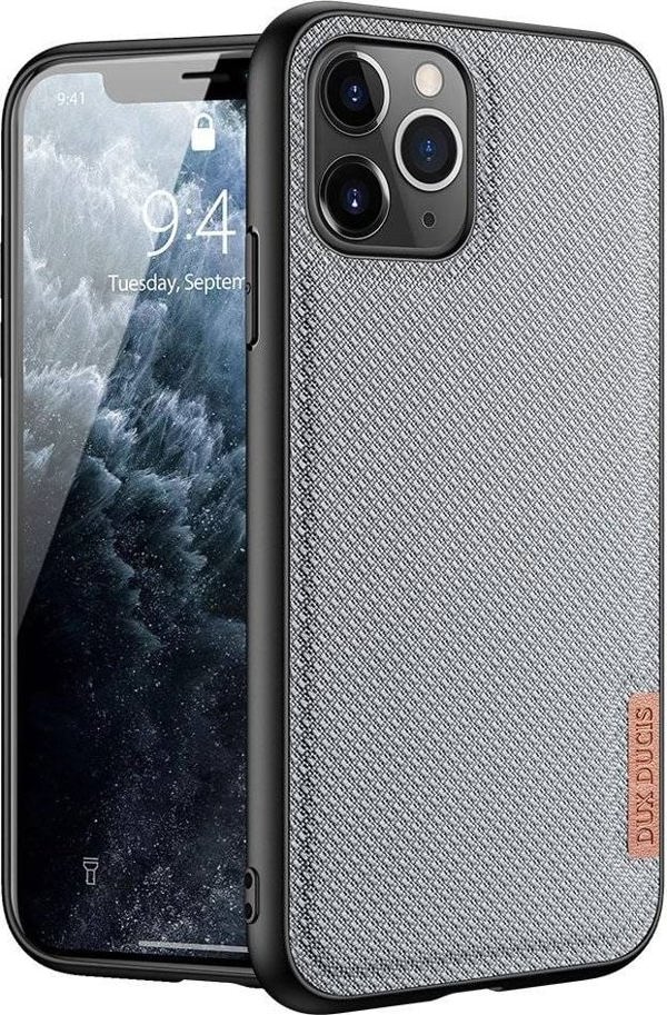 Dux Ducis Dux Ducis Fino θήκη καλυμμένη με νάιλον υλικό iPhone 11 Pro Max μπλε