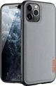 Dux Ducis Dux Ducis Fino θήκη καλυμμένη με νάιλον υλικό iPhone 11 Pro Max μπλε