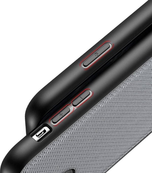 Dux Ducis Dux Ducis Fino θήκη καλυμμένη με νάιλον υλικό iPhone 11 Pro Max μπλε
