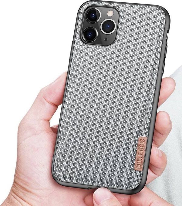 Dux Ducis Dux Ducis Fino θήκη καλυμμένη με νάιλον υλικό iPhone 11 Pro Max μπλε
