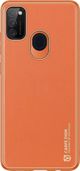 Dux Ducis Dux Ducis Yolo κομψή θήκη από οικολογικό δέρμα Samsung Galaxy M30s πορτοκαλί