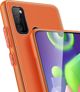 Dux Ducis Dux Ducis Yolo κομψή θήκη από οικολογικό δέρμα Samsung Galaxy M30s πορτοκαλί