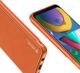 Dux Ducis Dux Ducis Yolo κομψή θήκη από οικολογικό δέρμα Samsung Galaxy M30s πορτοκαλί