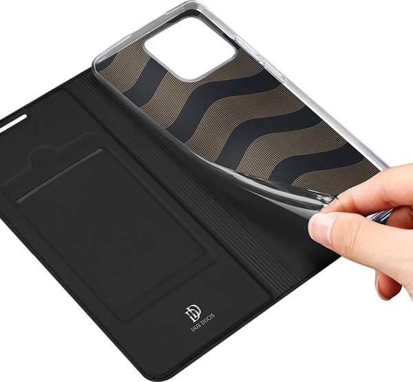 Dux Ducis Dux Ducis Skin Pro θήκη flip case Realme Narzo 50A μαύρο