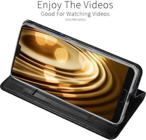 Dux Ducis Etui portfel Dux Ducis Skin Leather IPHONE 11 PRO MAX czarny uniwersalny