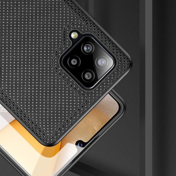 Dux Ducis Dux Ducis Fino θήκη καλυμμένη με νάιλον υλικό Samsung Galaxy A42 5G μαύρο