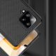 Dux Ducis Dux Ducis Fino θήκη καλυμμένη με νάιλον υλικό Samsung Galaxy A42 5G μαύρο