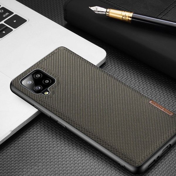 Dux Ducis Dux Ducis Fino θήκη καλυμμένη με νάιλον υλικό Samsung Galaxy A42 5G μπλε