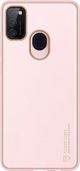 Dux Ducis Dux Ducis Yolo κομψή θήκη από οικολογικό δέρμα Samsung Galaxy M30s ροζ