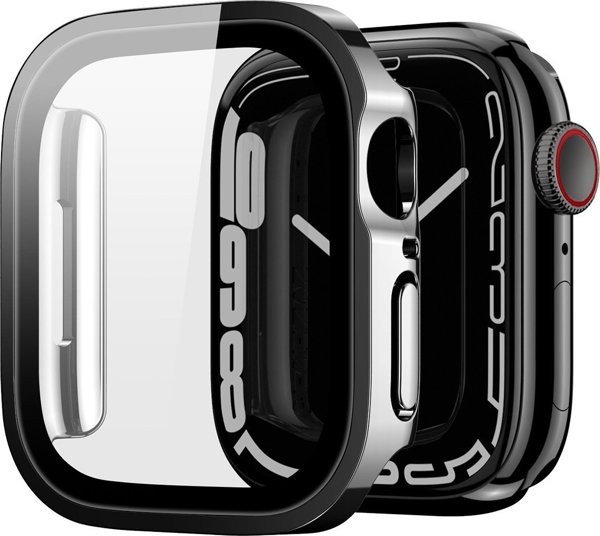 Dux Ducis Dux Ducis Hamo θήκη για Watch 7 45mm μεταλλική θήκη ρολογιού μαύρη