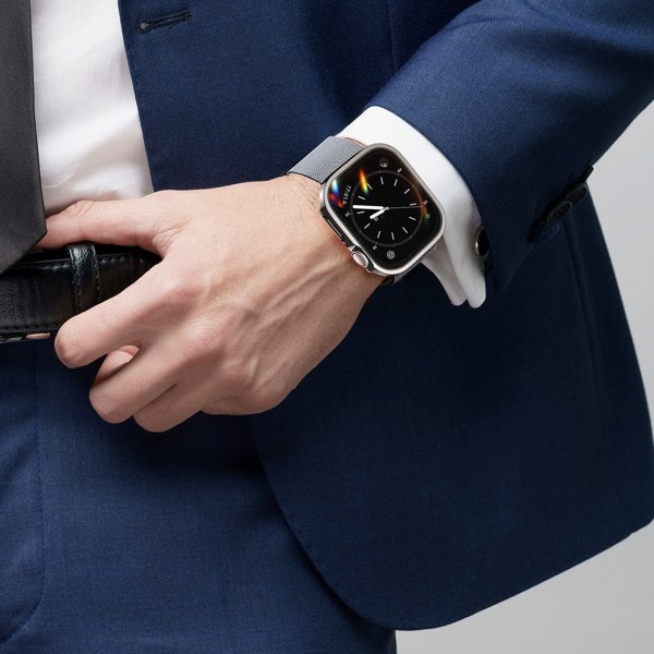 Dux Ducis Dux Ducis Hamo θήκη για Watch 7 45mm μεταλλική θήκη ρολογιού μαύρη